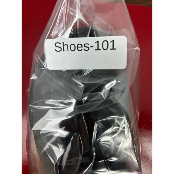 Clarks Collection Womens Loafers Shoes Sandles Size 4.5 black with‎ Beige Stitch - Picture 10 of 10